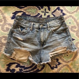 Vintage High Rise Jean Shorts